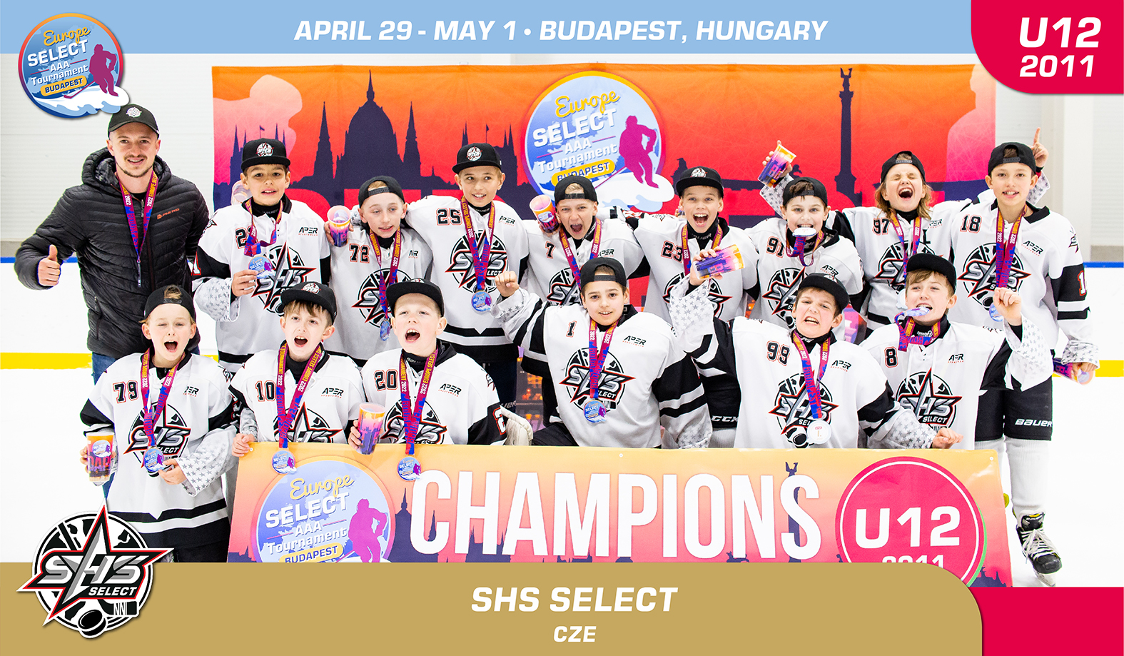 A cseh SHS Select nyerte az U12-es Europe Select Tournament-et!