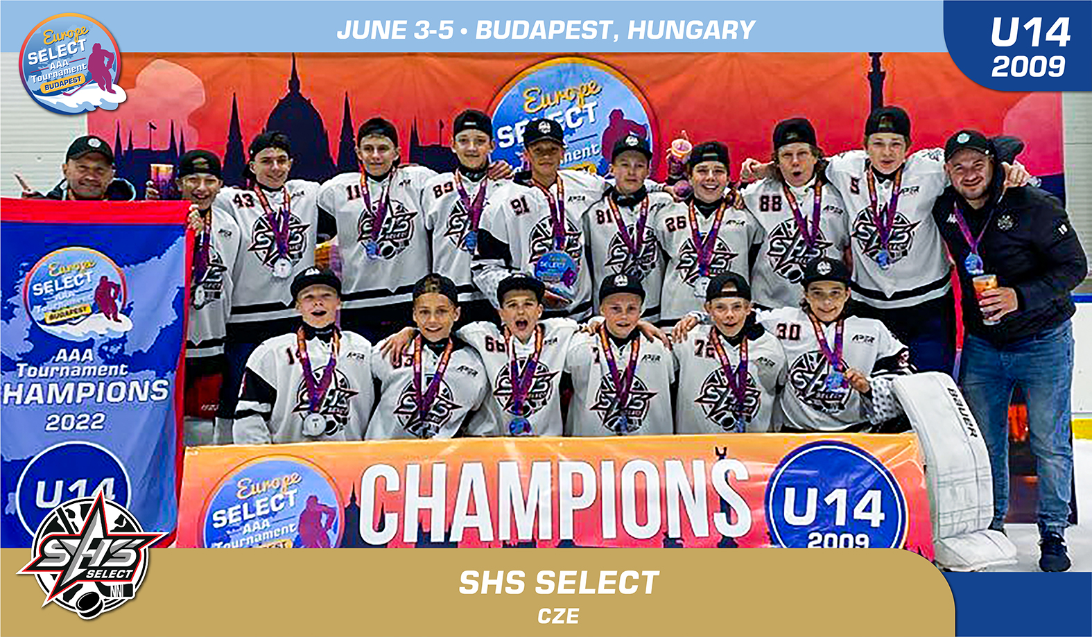 A cseh SHS Select nyerte az U14-es Europe Select Tournament-et!