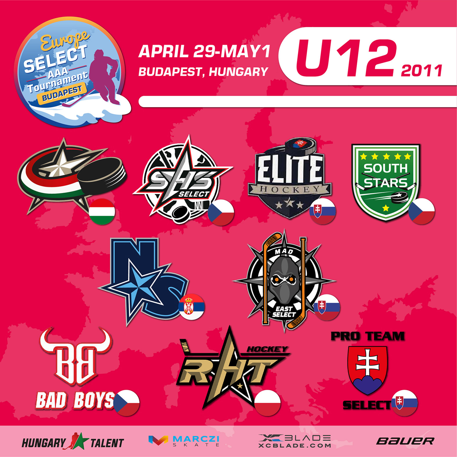 A 2011-es korosztállyal folytatódik a Europe Select Tournament